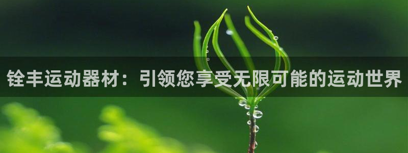 意昂体育4平台注册要钱吗安全吗:铨丰运动器材:引领您享受无限